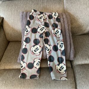 Disney Mickey Mouse Gray Pajama Bottoms